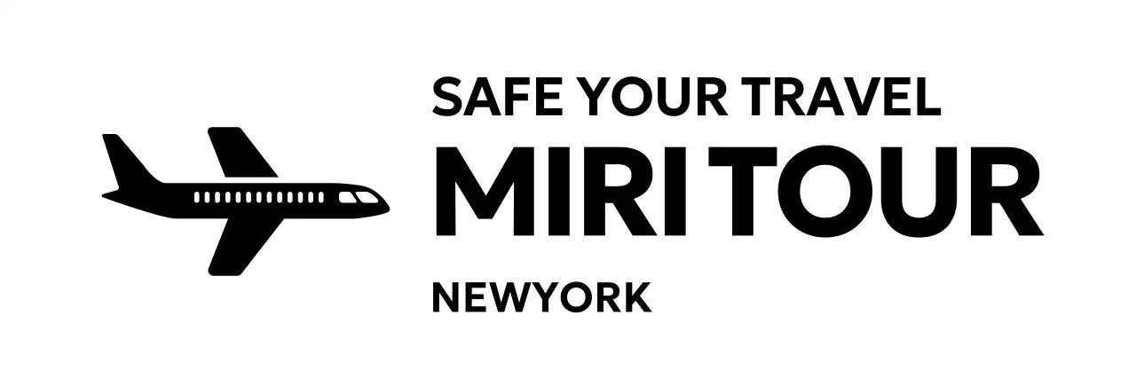 비행기가 있는 여행 홍보 로고