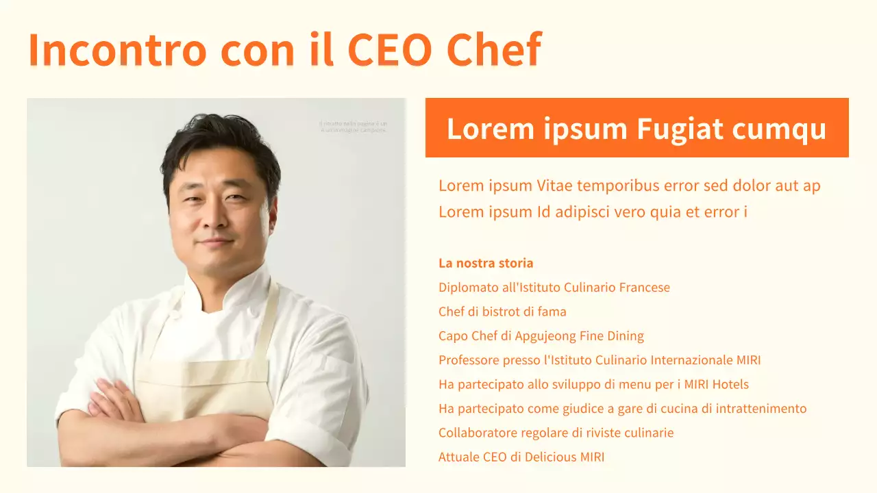 Guida ordinata ai ristoranti di Orange