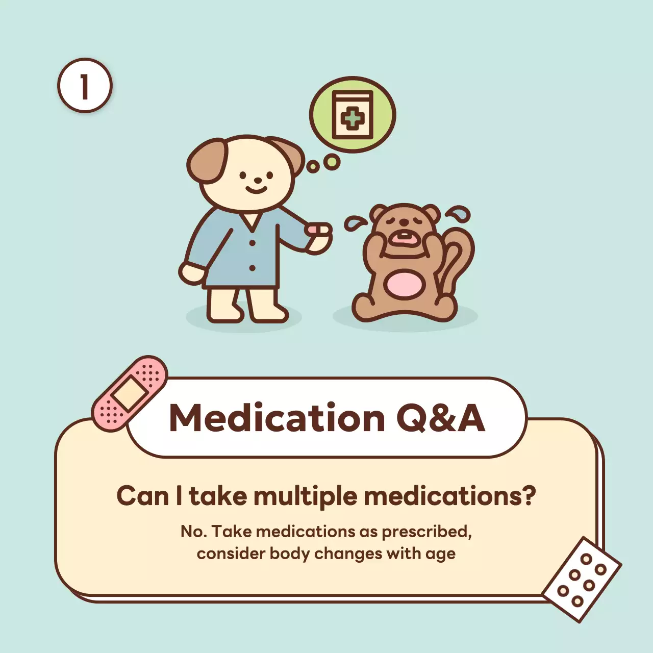 A guide to the use of yellow and green pox medicines