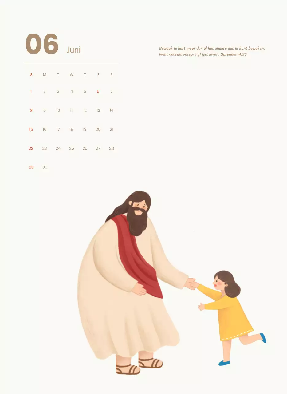 Een devotiekalender met gezellige illustraties en bijbelverzen op een lichtblauwe achtergrond