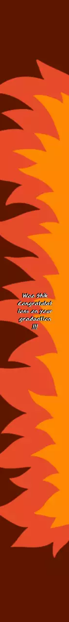 Selempang perayaan kelulusan dengan penuh semangat