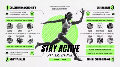 Green Modern Fitness Guide Infographic