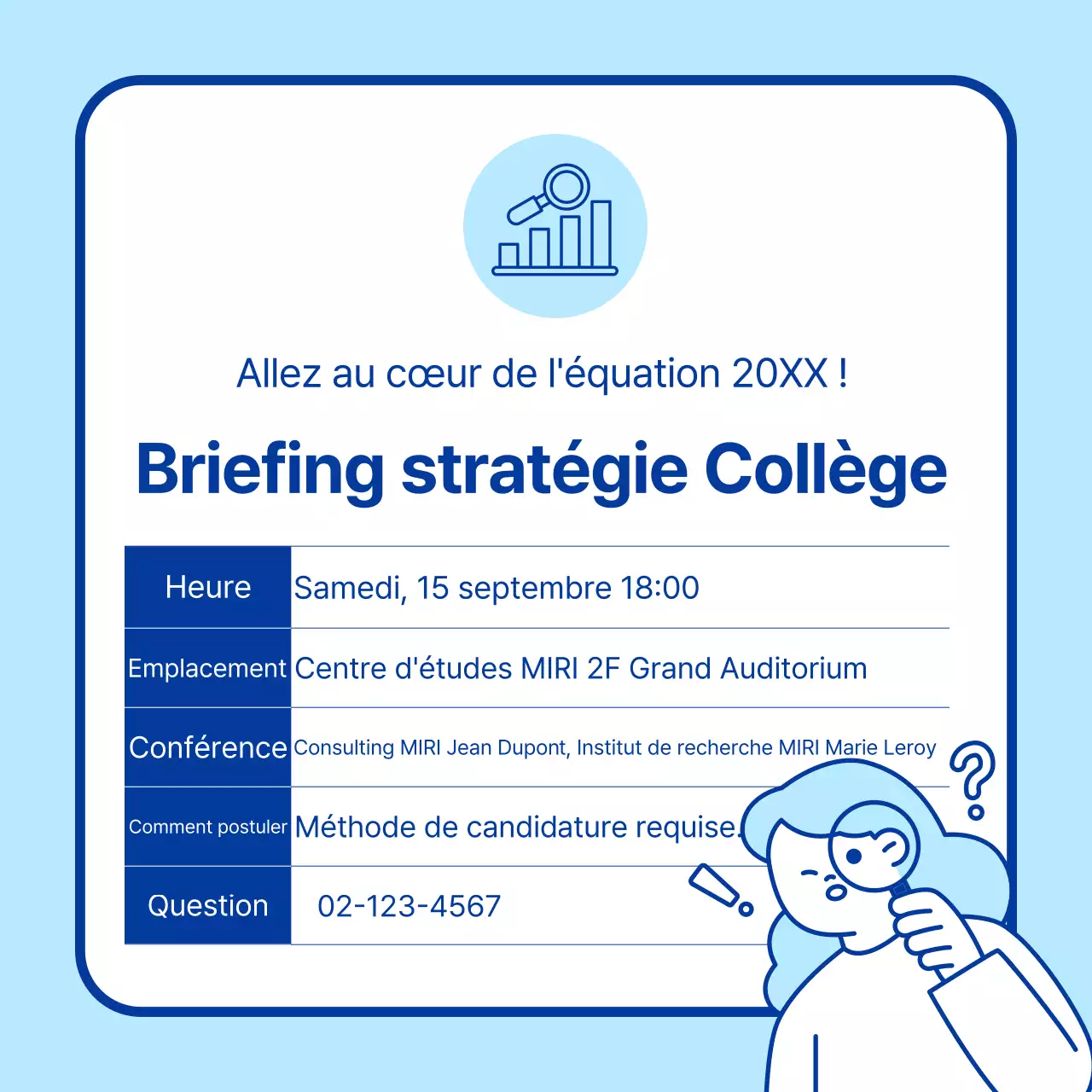 Promouvoir la stratégie d'admission simple de Blue