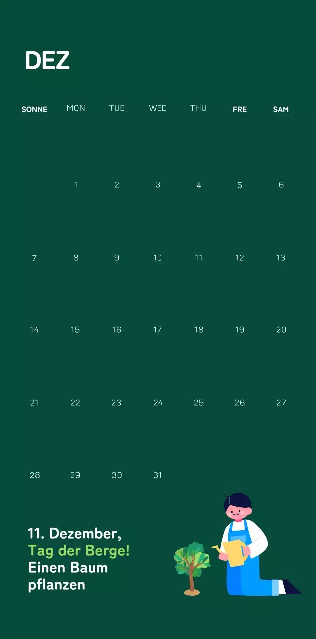 Eine soziale Stiftung, die die Weihnachtszeit mit farbenfrohen Illustrationen von Menschen und dem Planeten feiert.