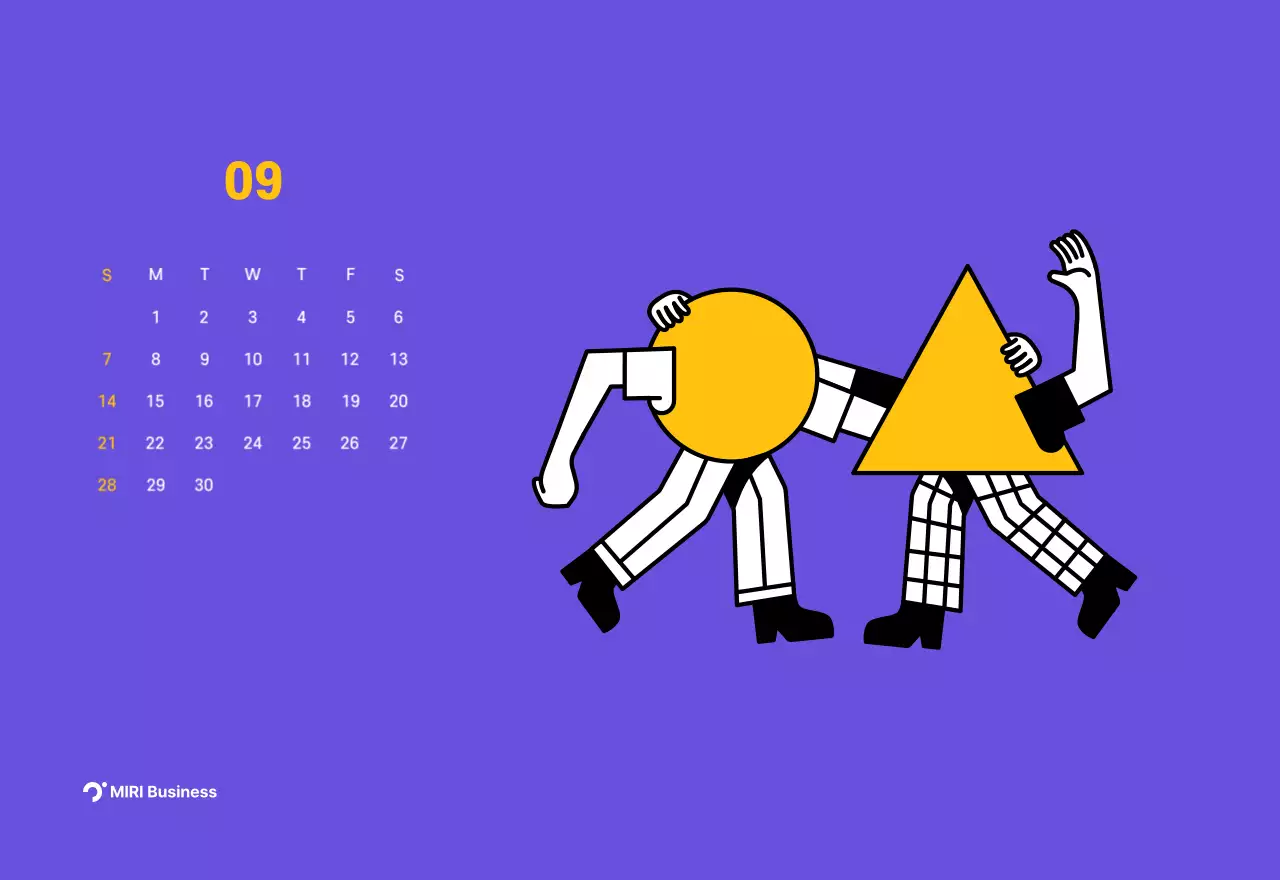 Saubere Linie Illustration auf einem lila Hintergrund