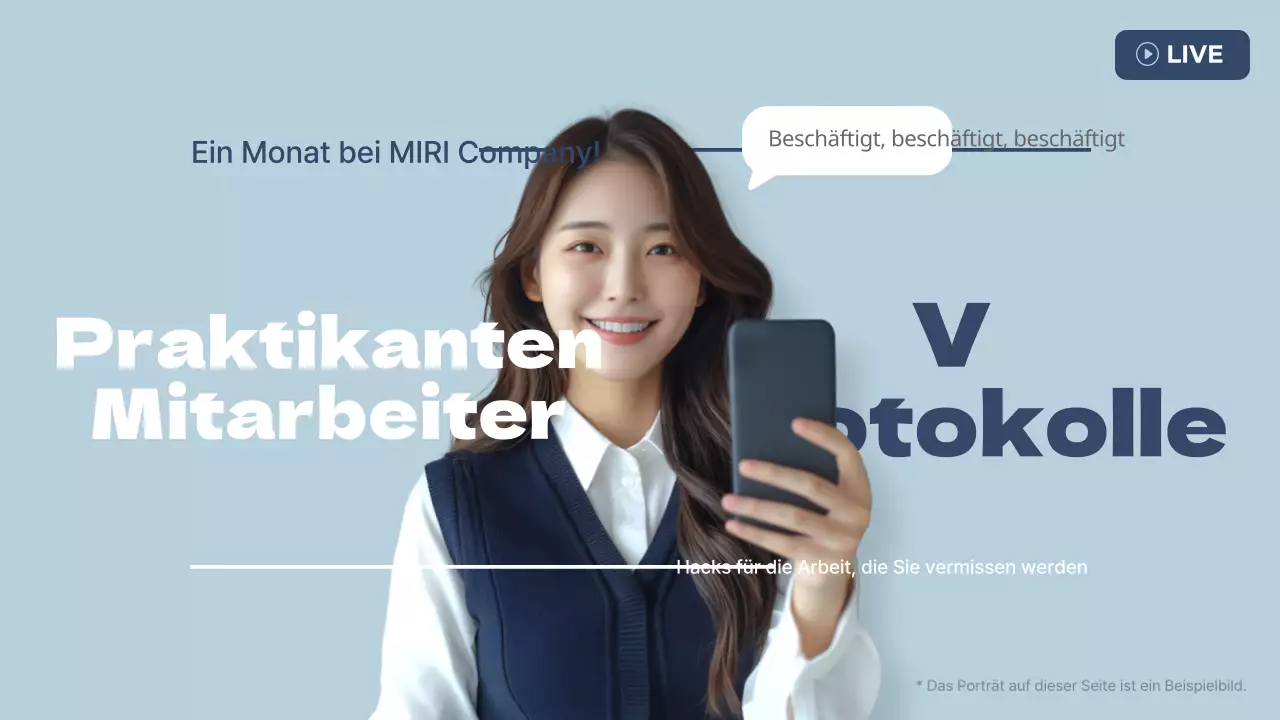 Förderung eines hellblauen modernen Vlogs