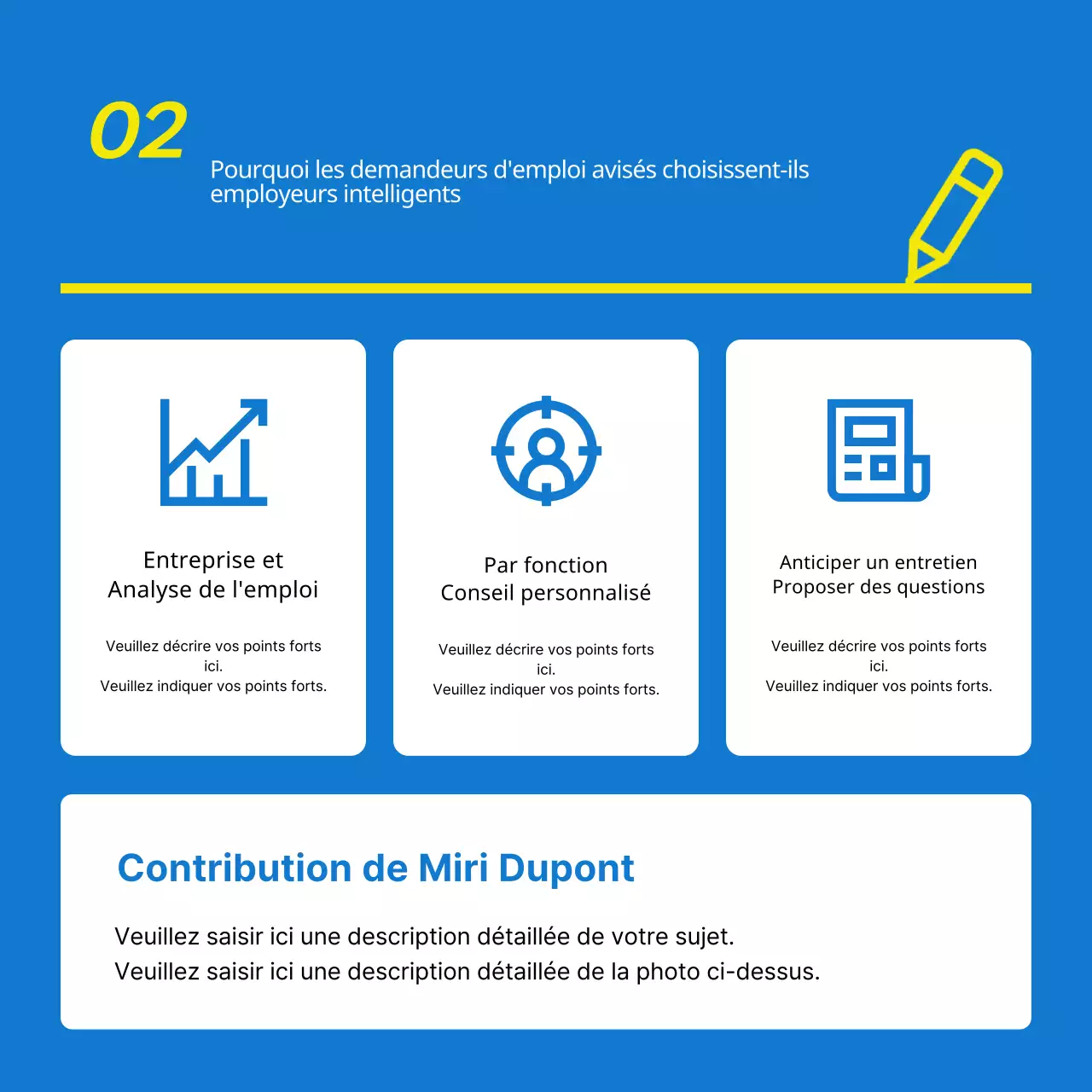 Promotion d'une simple séance de tutorat en bleu clair et jaune