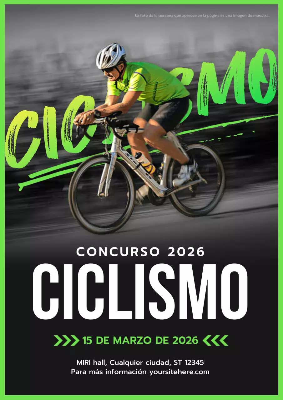 green bold promoción del ciclismo