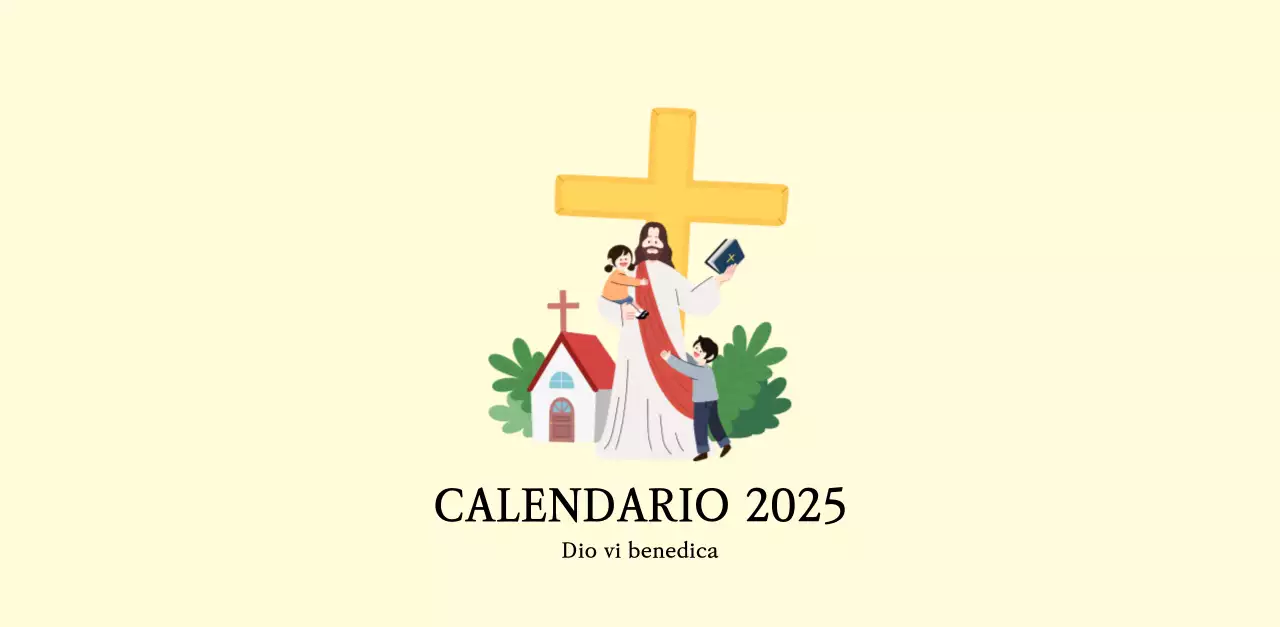 Colori caldiChiese con simpatiche illustrazioni