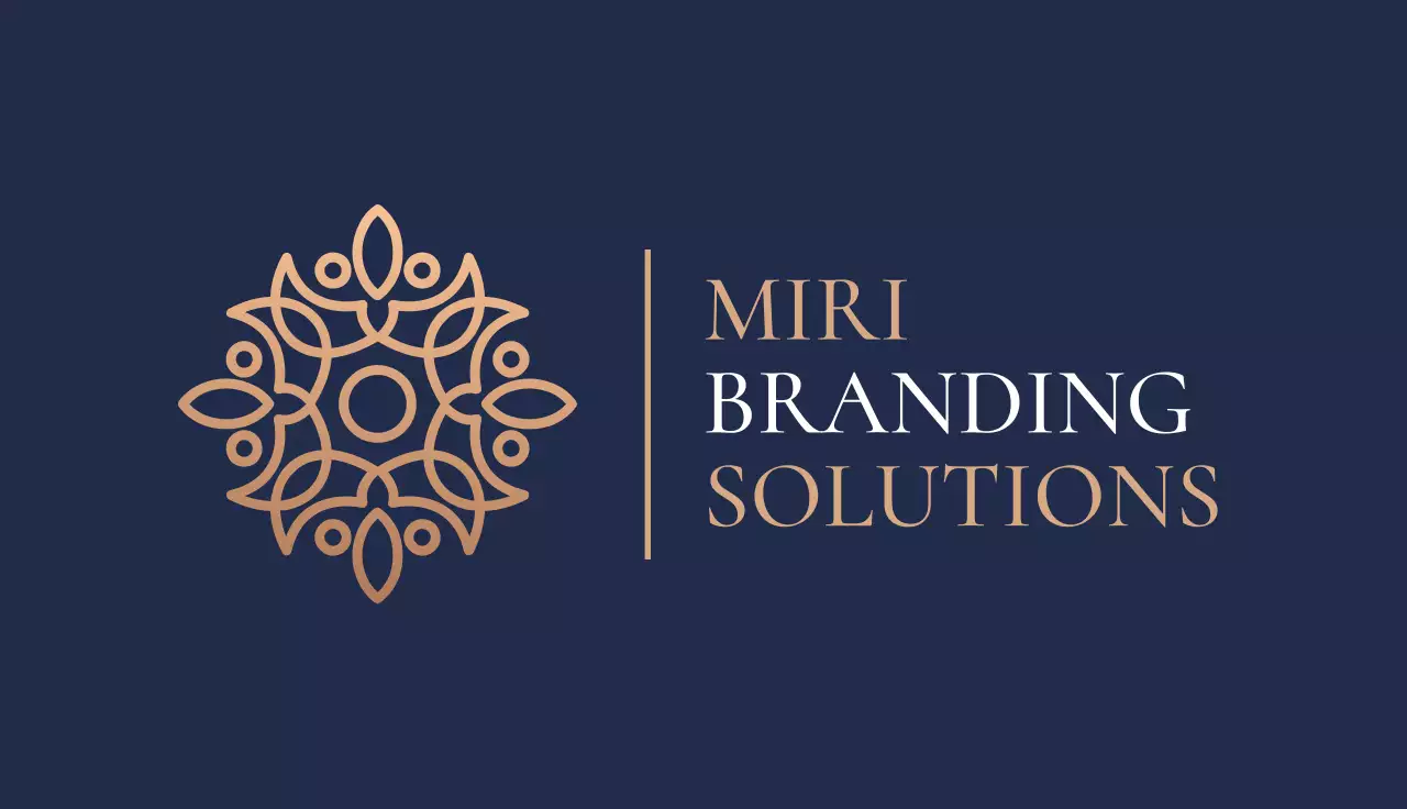 Navy Elegant Business Card