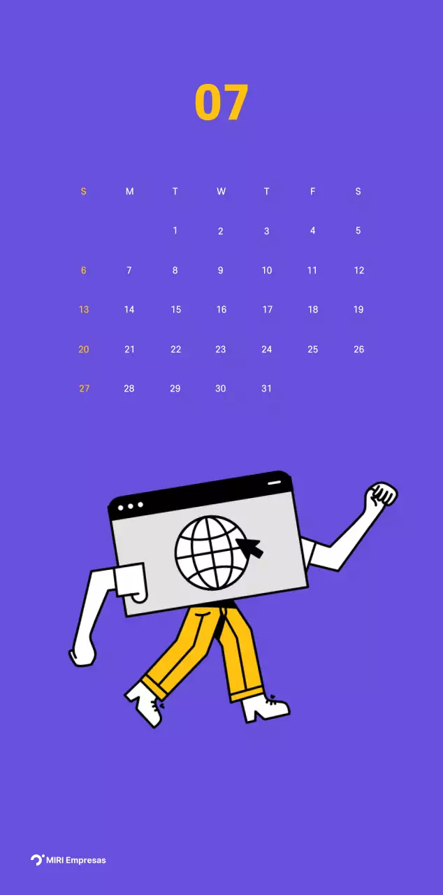 Ilustración de líneas limpias sobre fondo morado