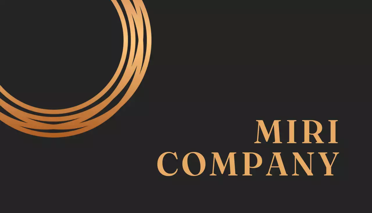 Black Elegant Jewelry Business Card