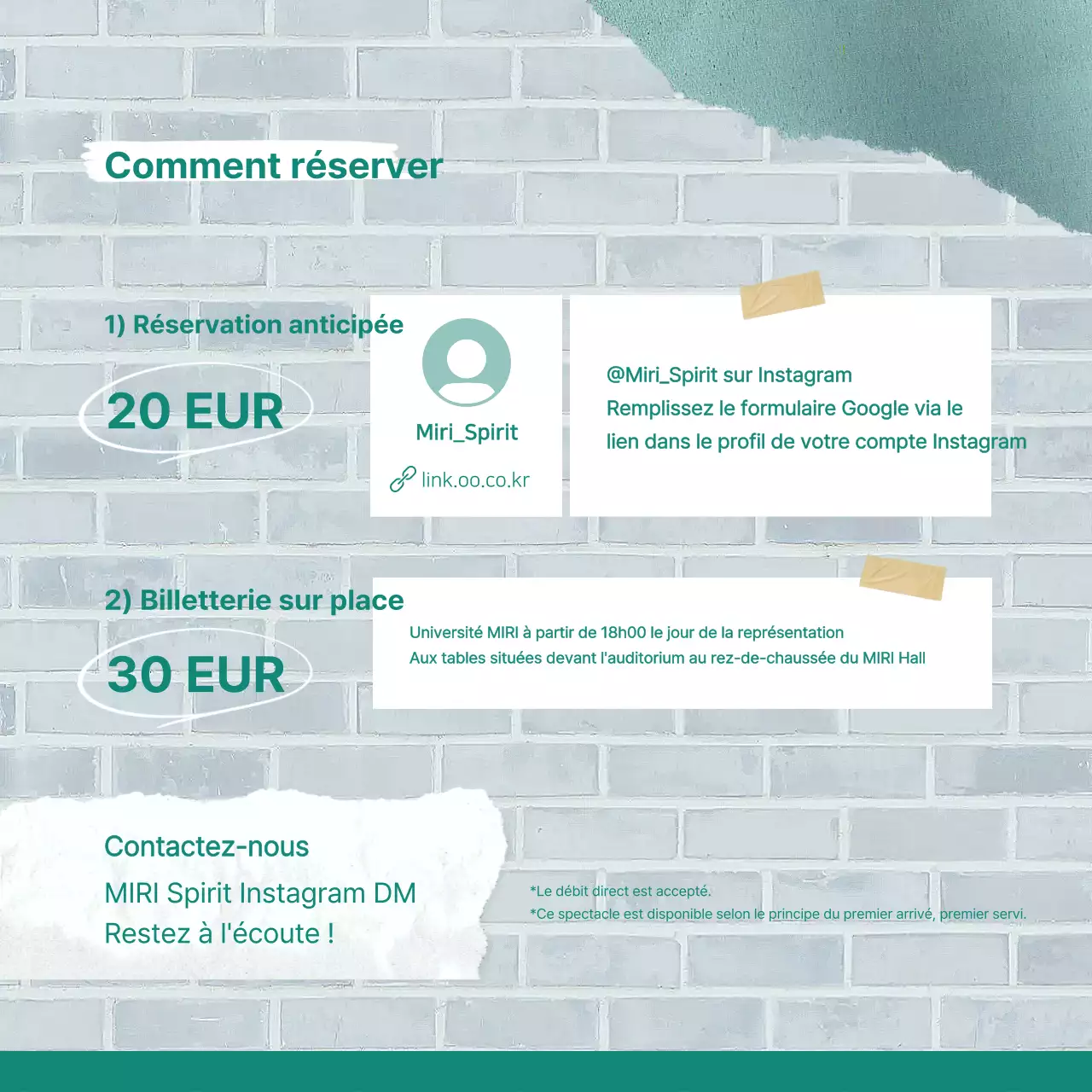 Promouvoir les concerts réguliers d'un club universitaire vintage à la menthe