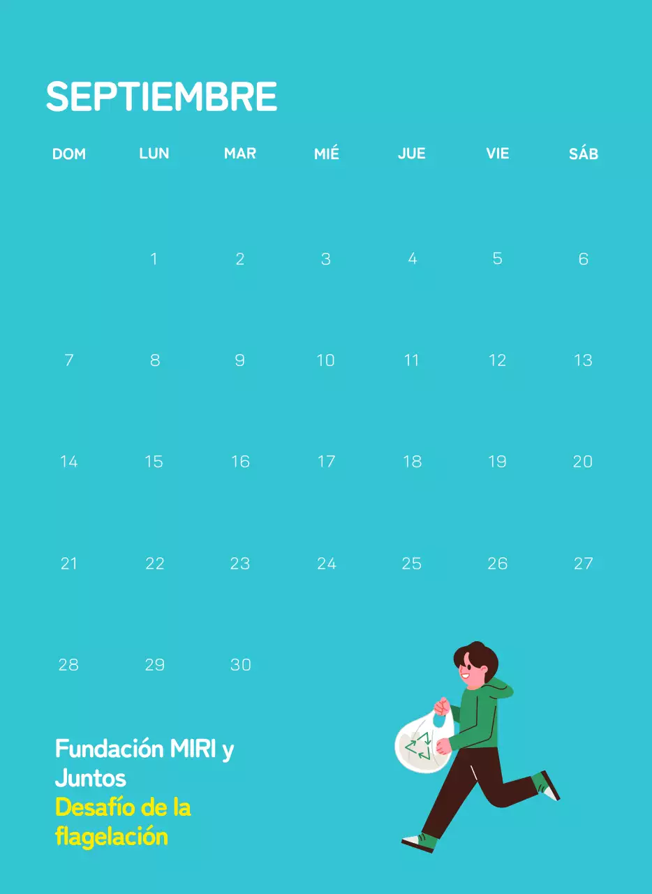 Una fundación social que celebra las fiestas con coloridas ilustraciones de personas y el planeta.