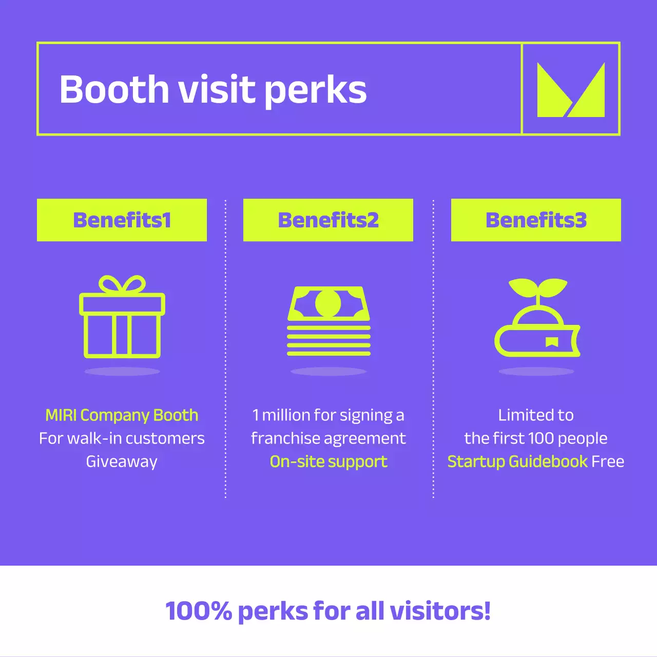 Purple Modern Startup Announcement Instagram Carousel