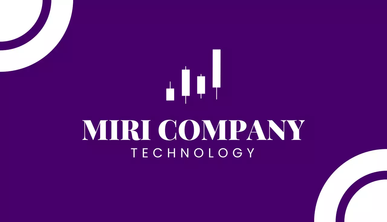 Purple Modern Business Card