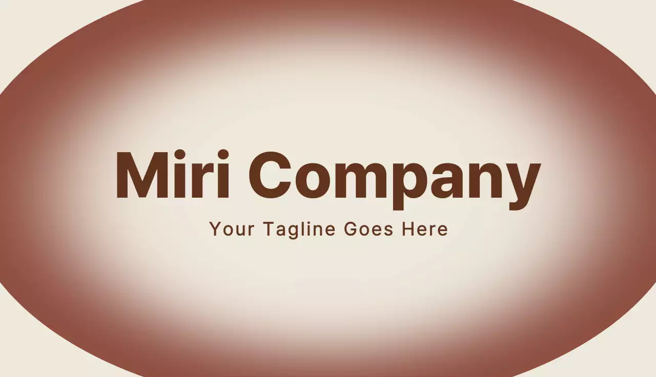 Brown Simple Business Card