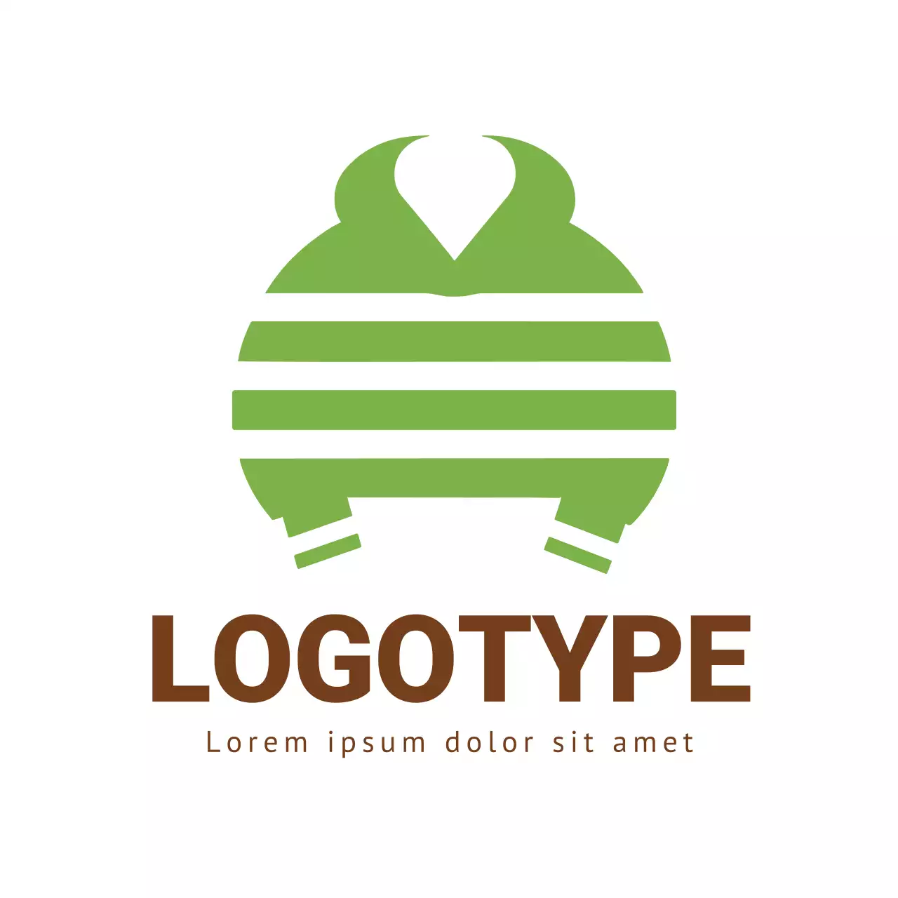 Green Minimal Design Logo