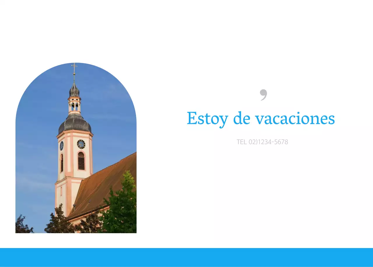 Calendario eclesiástico azul de concepto moderno