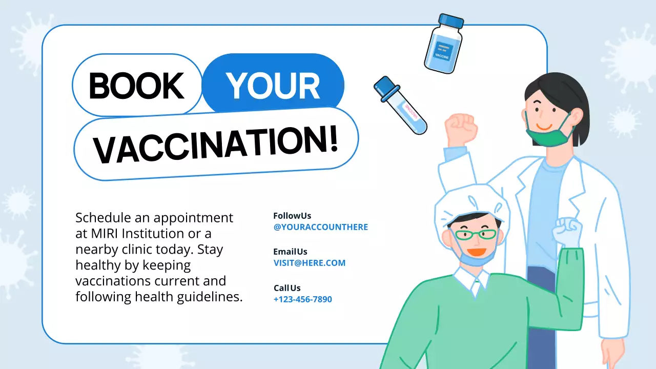 Blue Simple Healthcare Guideline Presentation