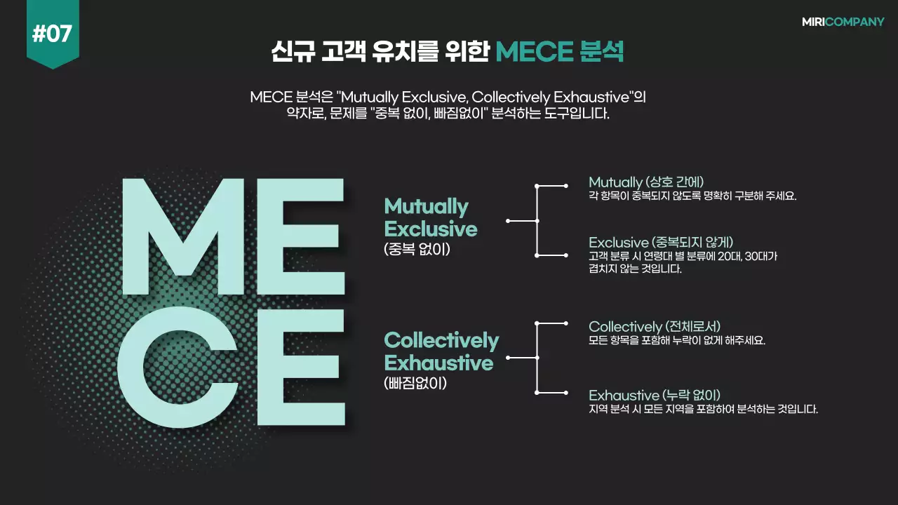 검정의 모던한 기업 영업 전략 계획서