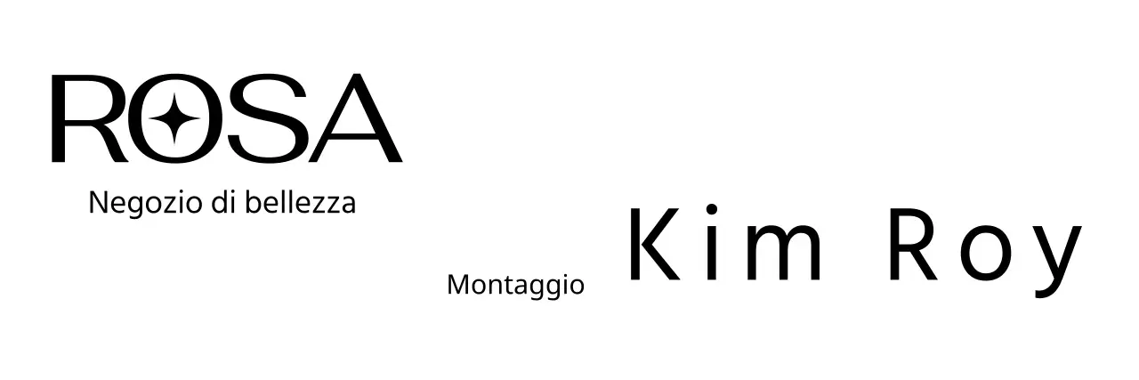 Un badge per il negozio di make-up con un'atmosfera di classe