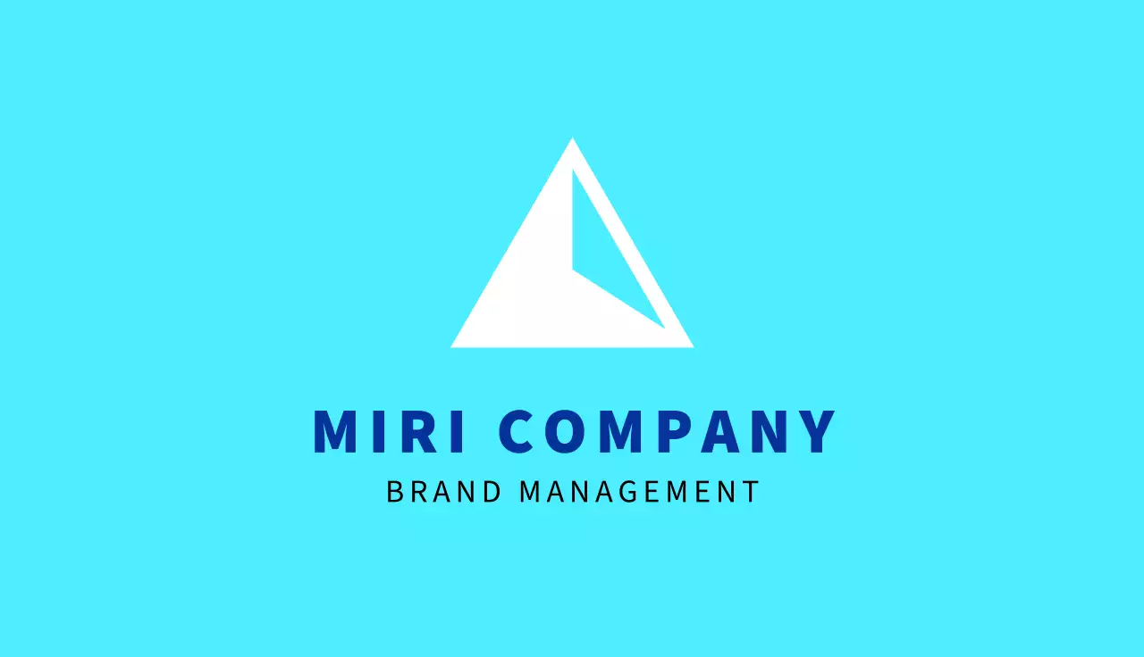 Blue Simple Business Card