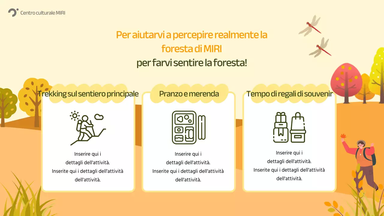 Guida agli eventi autunnali di Orange Nature