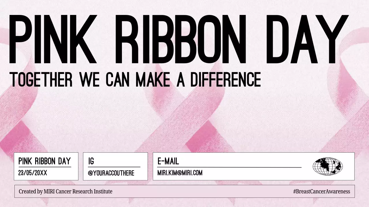 Pink Classic Breast Cancer Guide Presentation