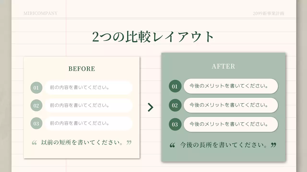 緑 シンプル ビジネス 計画書 プレゼンテーション