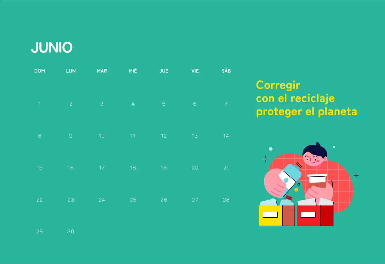 Una fundación social que celebra las fiestas con coloridas ilustraciones de personas y el planeta.