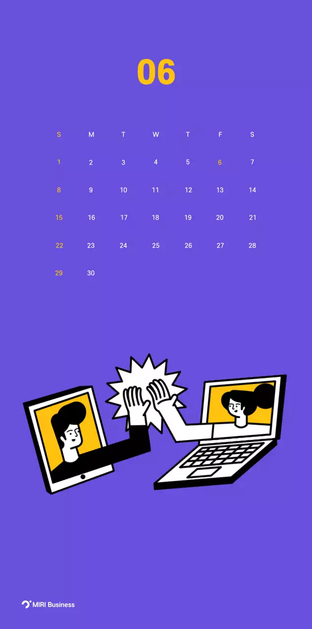 Clean line illustration on a purple background