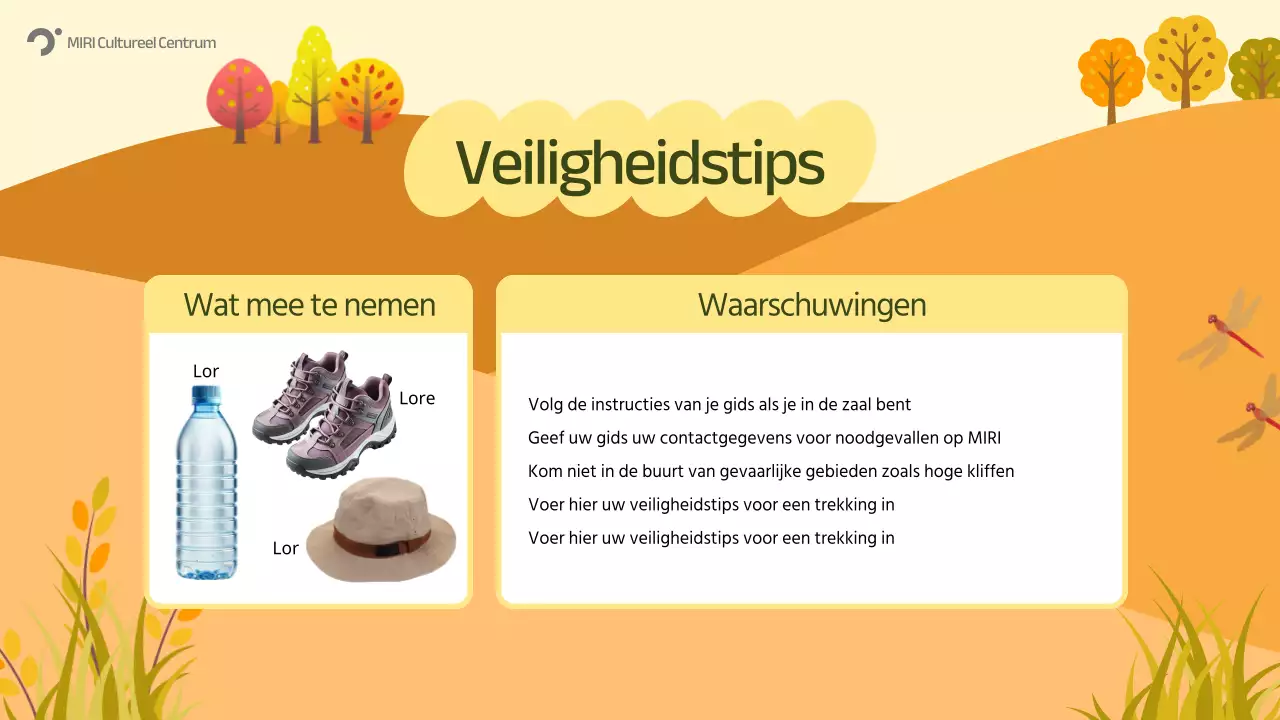 Oranje Natuur Herfst Evenementengids