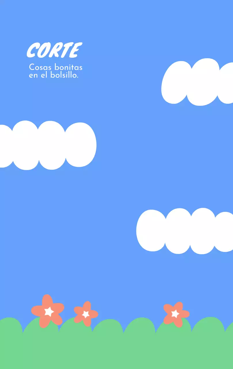 Bonito llavero de papel pintado en azul