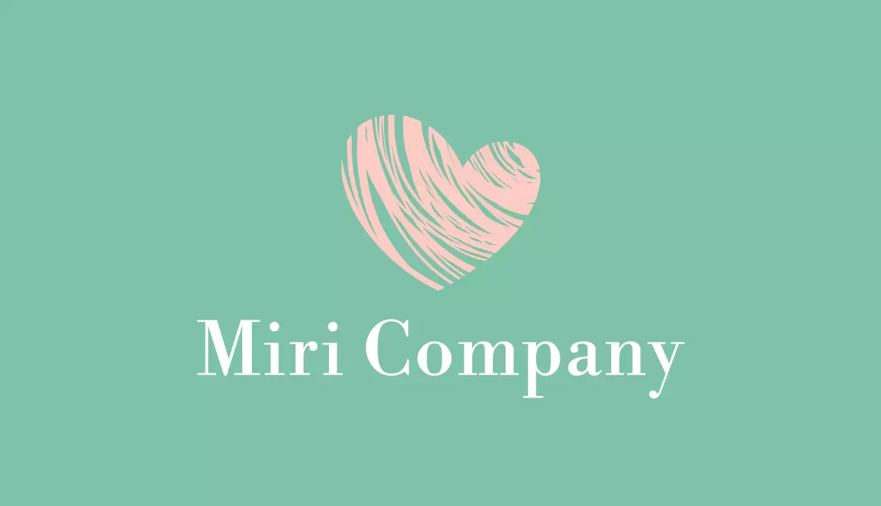 Coral Simple Business Card