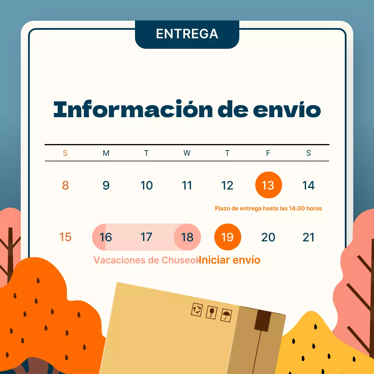 Promoción Otoño Naranja