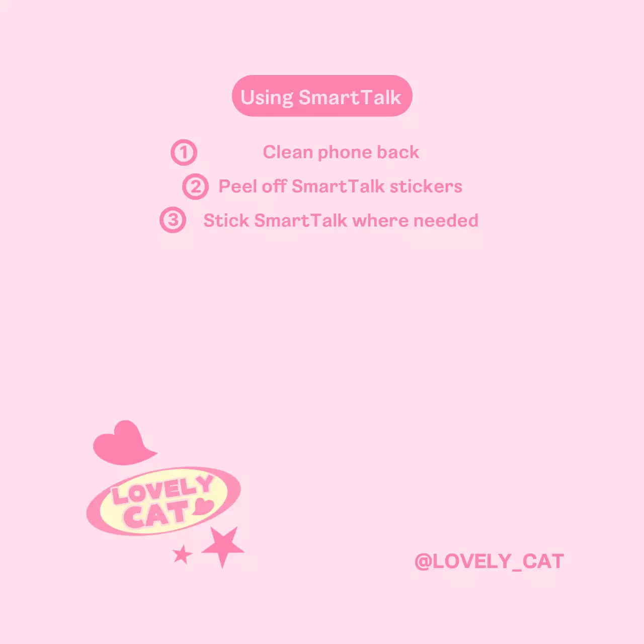 Wallpaper SmartTalk pastel yang kitsch