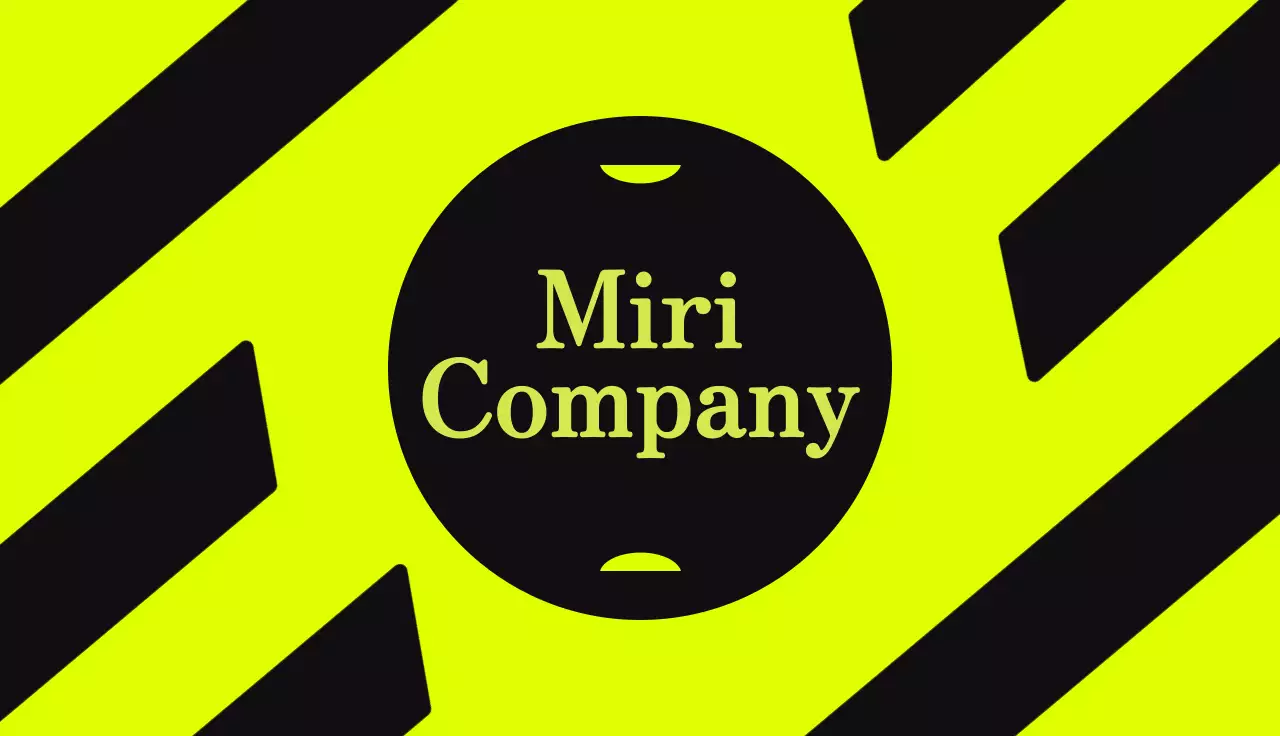 Neon Modern Business Card