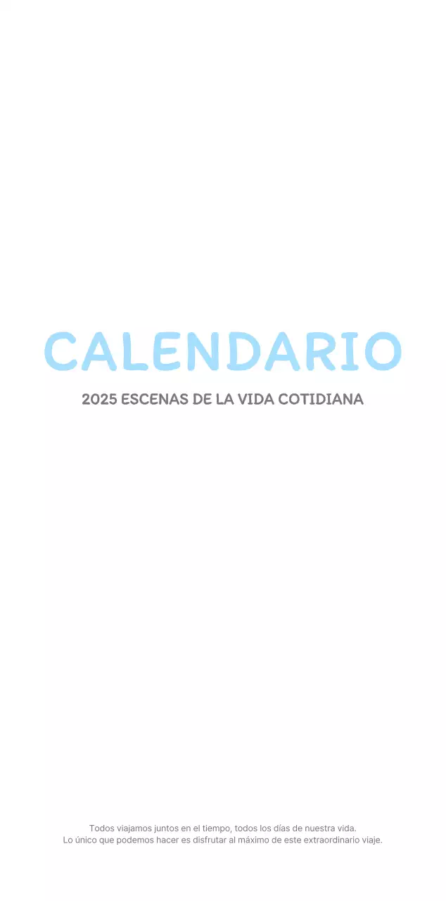 Simpáticos calendarios con adorables ilustraciones