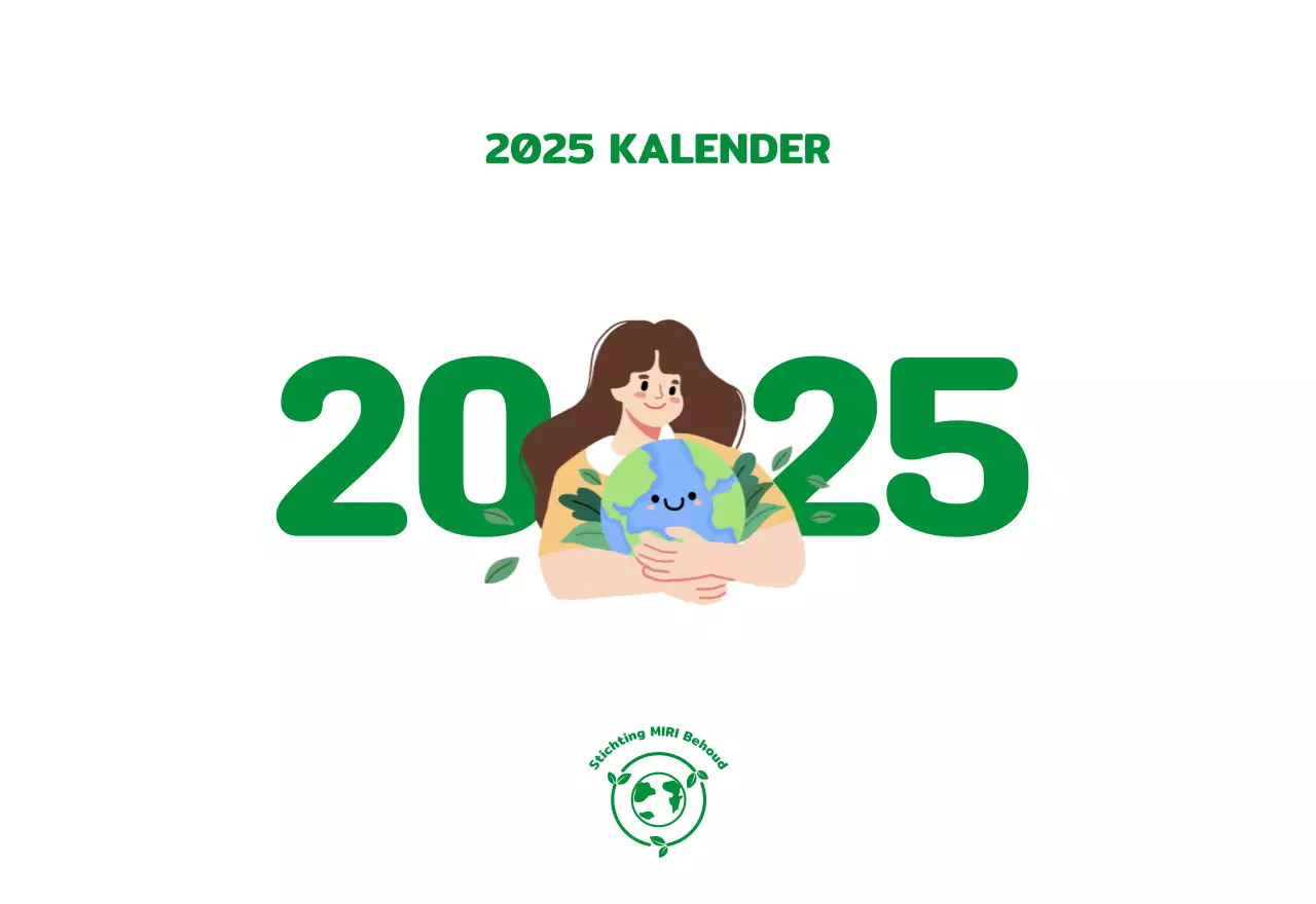 Een sociale stichting die de feestdagen viert met kleurrijke illustraties van mensen en de planeet.