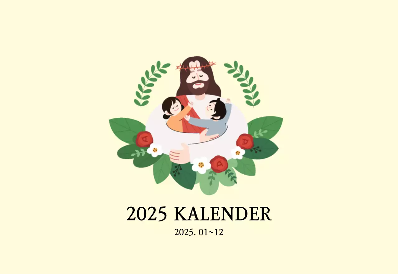 Warme kleurenKerken met schattige illustraties