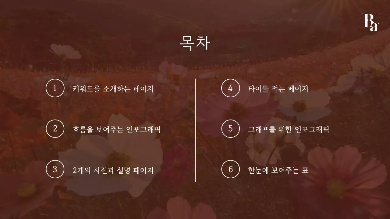 갈색 빈티지 브랜드 홍보