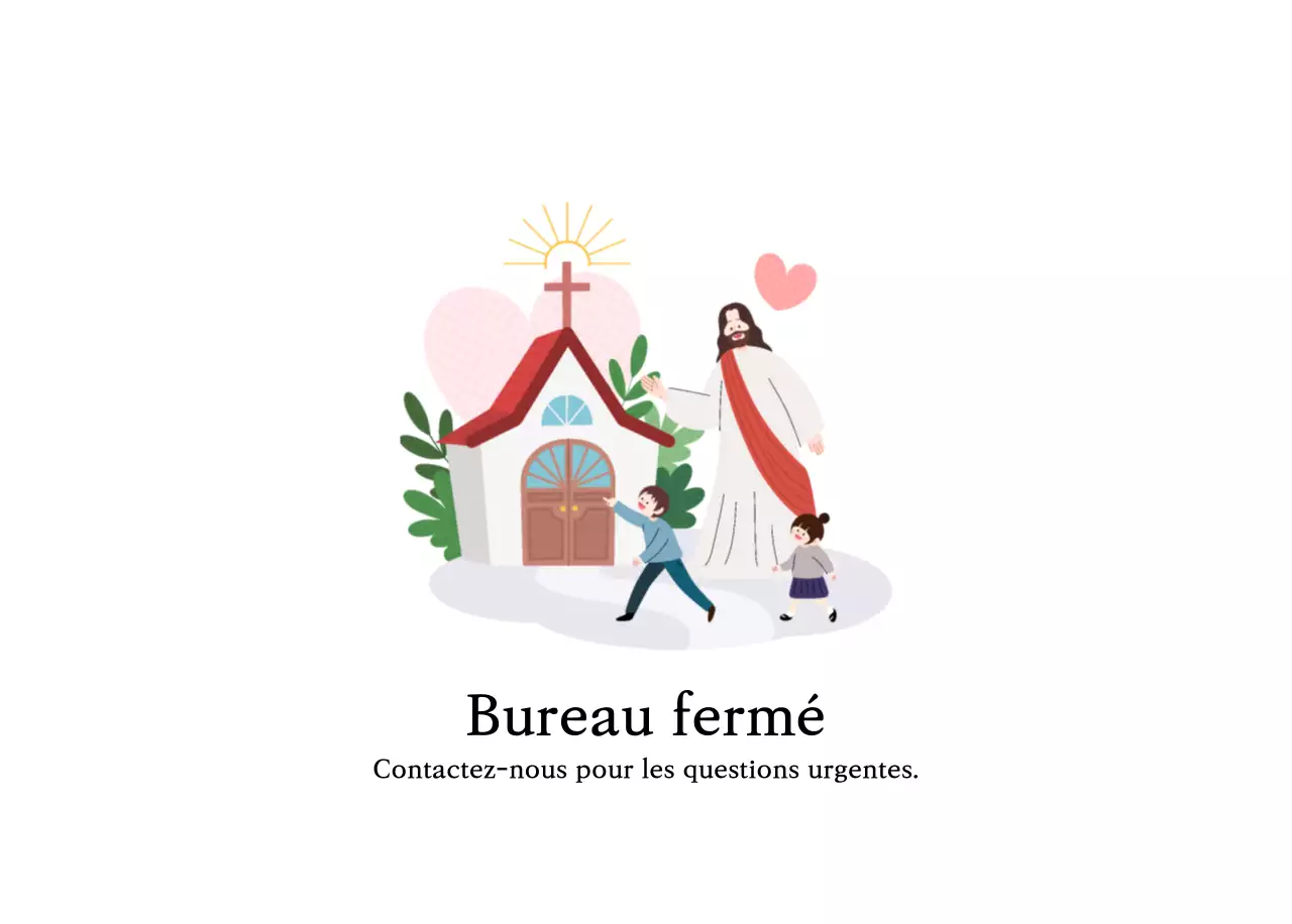 Des églises aux couleurs chaudes et des illustrations mignonnes