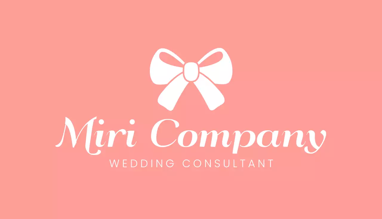 White Elegant Wedding Business Card