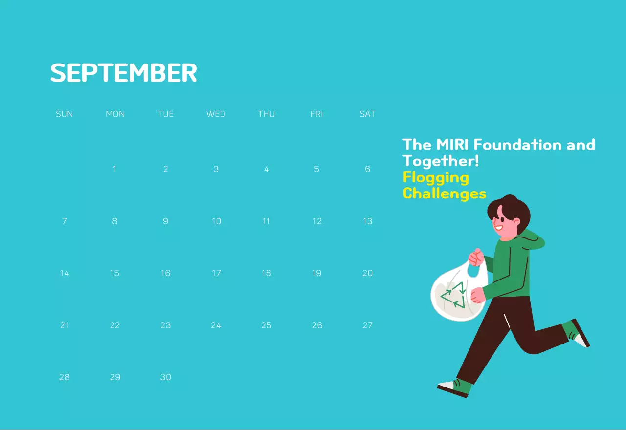 A colorful holiday celebration with illustrations of conservationists and the planet.