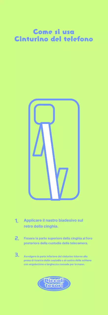 Sfondo carino e kitsch per il cinturino del telefono del negozio di oggetti di scena