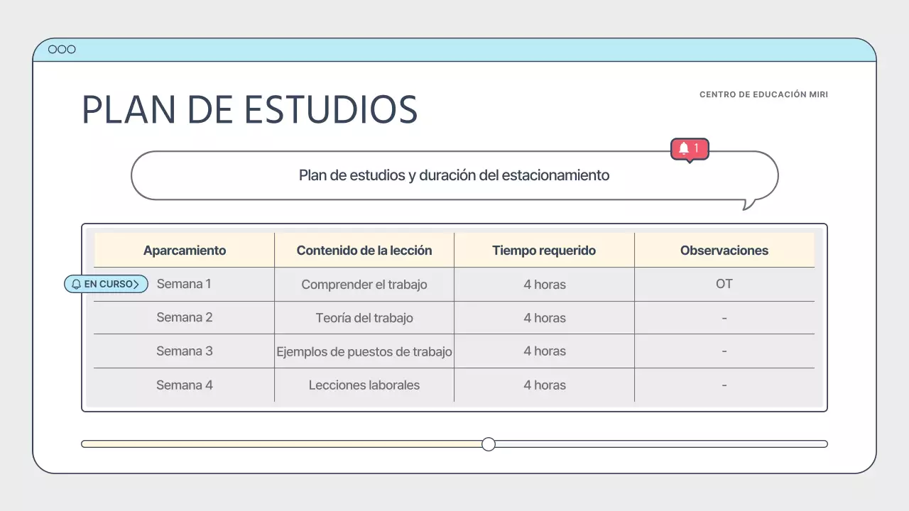 Sencilla guía de formación de creadores en blanco y azul claro