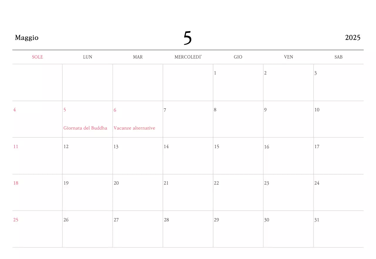 Colori caldiChiese con simpatiche illustrazioni