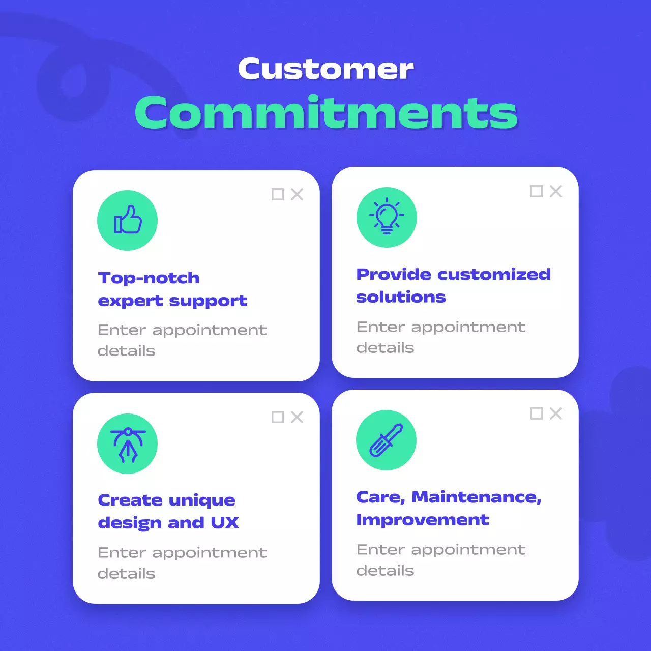 Blue Modern Sales Promotion Instagram Carousel