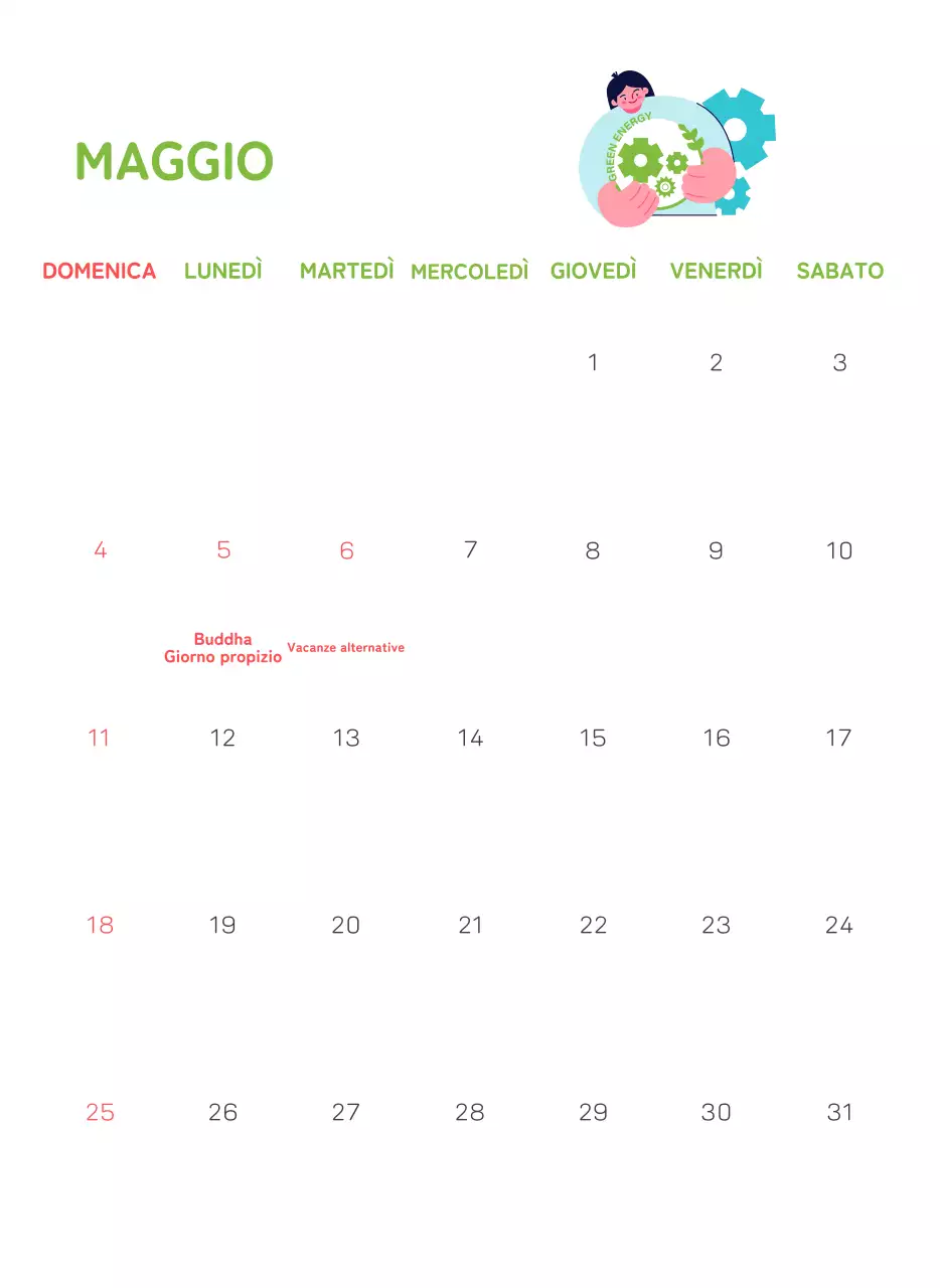 Una fondazione sociale che celebra le festività natalizie con illustrazioni colorate di persone e del pianeta.